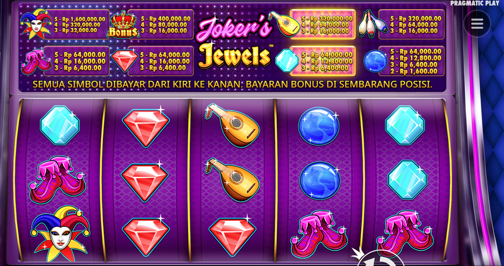 Jokers Jewels Slot Pasti Profit 2024