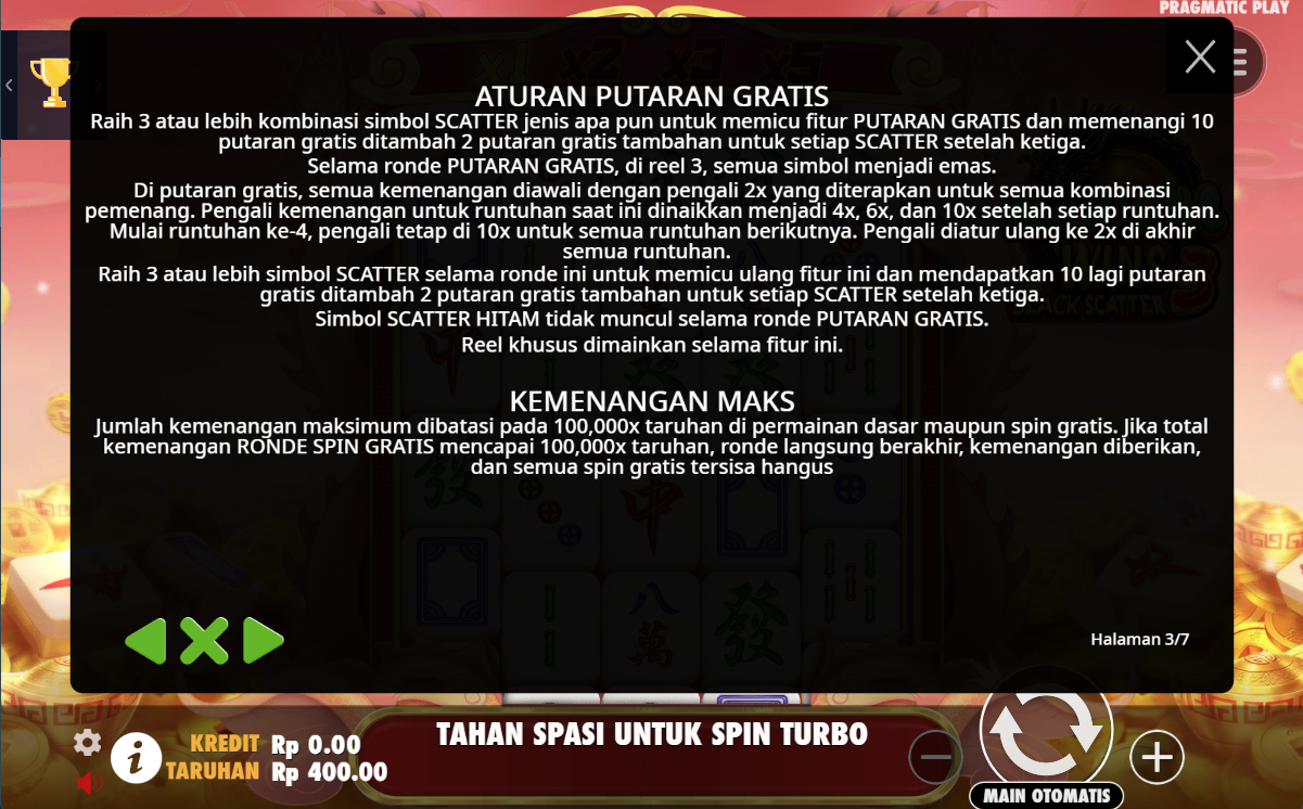 Rahasia Persentase 3 Scatter Hitam
